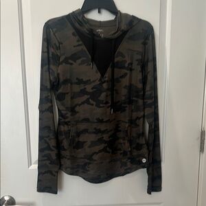 Camouflage Long Sleeve Women's Top